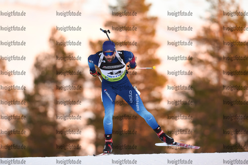 25.11.2021, xetx, Biathlon IBU Cup Idre, Sprint Men, v.l. Serafin Wiestner (SUI)