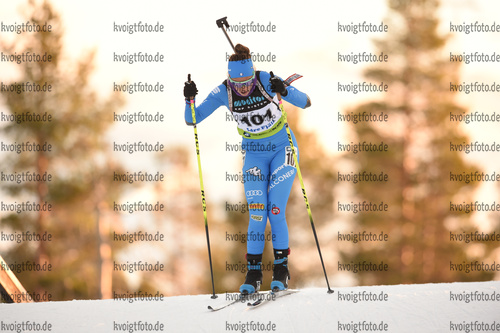 25.11.2021, xetx, Biathlon IBU Cup Idre, Sprint Women, v.l. Beatrice Trabucchi (ITALY)