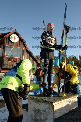 25.11.2021, xetx, Biathlon IBU Cup Idre, Sprint Women, v.l. Franziska Hildebrand (GERMANY)