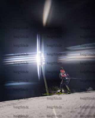 26.11.2021, xkvx, Biathlon IBU World Cup Oestersund, Training Women and Men, v.l. Philipp Horn (Germany) in aktion / in action competes