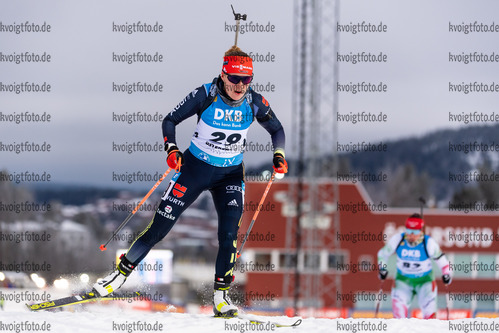 27.11.2021, xkvx, Biathlon IBU World Cup Oestersund, Individual Women, v.l. Janina Hettich (Germany) in aktion / in action competes
