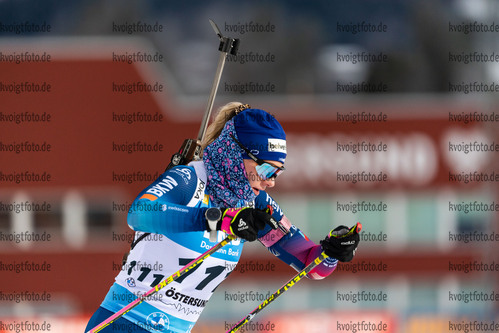 27.11.2021, xkvx, Biathlon IBU World Cup Oestersund, Individual Women, v.l. Amy Baserga (Switzerland) in aktion / in action competes