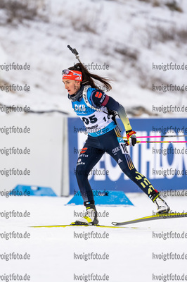 27.11.2021, xkvx, Biathlon IBU World Cup Oestersund, Individual Women, v.l. Juliane Fruehwirt (Germany) in aktion / in action competes