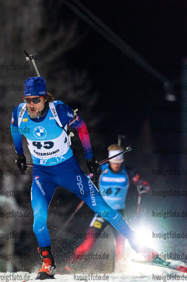 27.11.2021, xkvx, Biathlon IBU World Cup Oestersund, Individual Men, v.l. Jeremy Finello (Switzerland) in aktion / in action competes