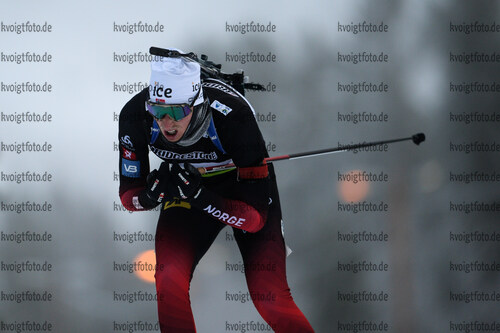 27.11.2021, xetx, Biathlon IBU Cup Idre, Sprint Men, v.l. Aleksander Fjeld Andersen (NORWAY)