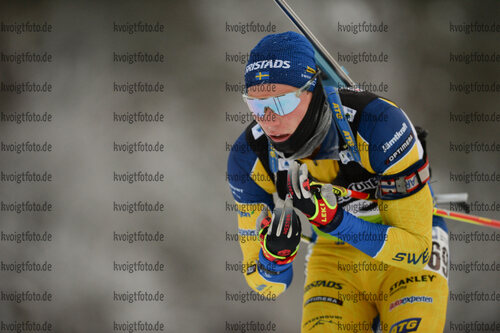 27.11.2021, xetx, Biathlon IBU Cup Idre, Sprint Men, v.l. Henning Sjokvist (SWEDEN)