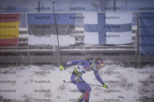 27.11.2021, xetx, Biathlon IBU Cup Idre, Sprint Men, v.l. Hunor Gego (ROMANIA)