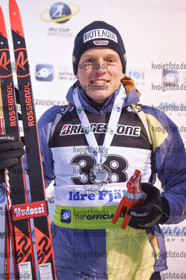 27.11.2021, xetx, Biathlon IBU Cup Idre, Sprint Men, v.l. Lucas Fratzscher (GERMANY)
