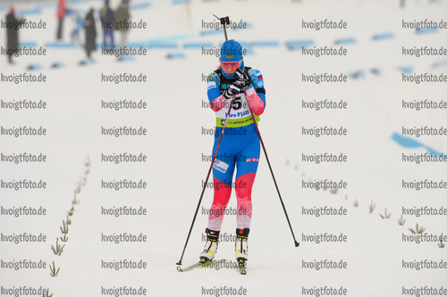 28.11.2021, xetx, Biathlon IBU Cup Idre, Pursuit Women, v.l. Evgeniya Burtasova (RUSSIA)