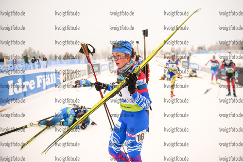 28.11.2021, xetx, Biathlon IBU Cup Idre, Pursuit Women, v.l. Anastasia Shevchenko (RUSSIA)