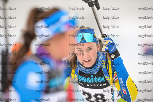28.11.2021, xetx, Biathlon IBU Cup Idre, Pursuit Women, v.l. Ella Halvarsson (SWEDEN)