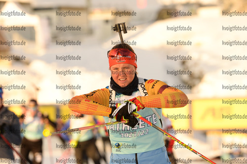 30.11.2021, xetx, Biathlon IBU Cup Sjusjoen, Training Women and Men, v.l. Lisa Maria Spark (GERMANY)  / 