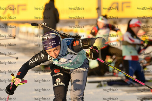 30.11.2021, xetx, Biathlon IBU Cup Sjusjoen, Training Women and Men, v.l. Marion Wiesensarter (GERMANY)  / 