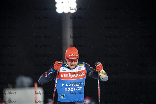 01.12.2021, xkvx, Biathlon IBU World Cup Oestersund, Training Women and Men, v.l. Philipp Nawrath (Germany) in aktion / in action competes