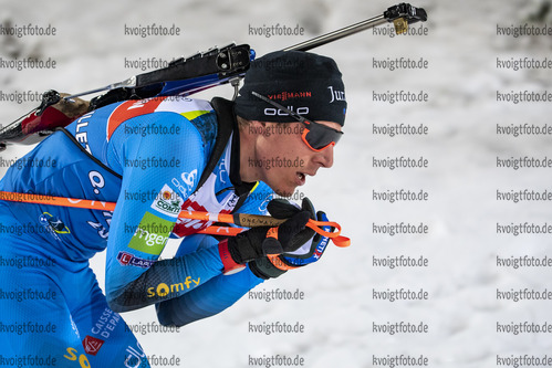 01.12.2021, xkvx, Biathlon IBU World Cup Oestersund, Training Women and Men, v.l. Quentin Fillon Maillet (France) in aktion / in action competes