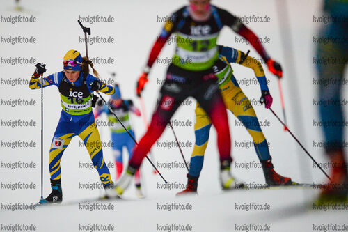 01.12.2021, xetx, Biathlon IBU Cup Sjusjoen, Super Sprint Women, v.l. Anastasiia Rasskazova (UKRAINE)  / 