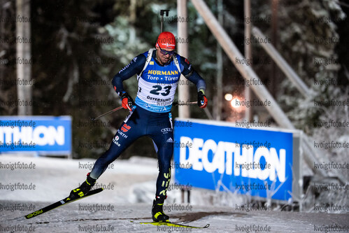 02.12.2021, xkvx, Biathlon IBU World Cup Oestersund, Sprint Men, v.l. Philipp Nawrath (Germany) in aktion / in action competes