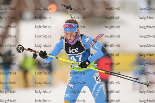 04.12.2021, xetx, Biathlon IBU Cup Sjusjoen, Mass Start Women, v.l. Beatrice Trabucchi (ITALY)  / 