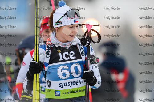 04.12.2021, xetx, Biathlon IBU Cup Sjusjoen, Mass Start Women, v.l. Tereza Jandova (CZECH)  / 