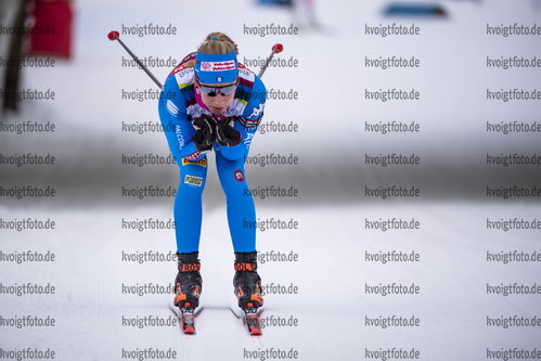 08.12.2021, xkvx, Biathlon IBU World Cup Hochfilzen, Training Women and Men, v.l. Michela Carrara (Italy) in aktion / in action competes