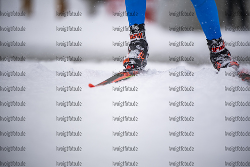 09.12.2021, xkvx, Biathlon IBU World Cup Hochfilzen, Training Women and Men, v.l. Lisa Vittozzi (Italy) / Rossignol Ski / Schuhe / Boots in aktion / in action competes