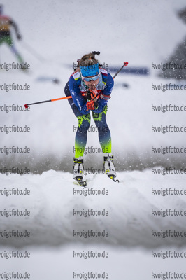09.12.2021, xkvx, Biathlon IBU World Cup Hochfilzen, Training Women and Men, v.l. Dzinara Alimbekava (Belarus) in aktion / in action competes