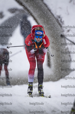 09.12.2021, xkvx, Biathlon IBU World Cup Hochfilzen, Training Women and Men, v.l. Lisa Theresa Hauser (Austria) in aktion / in action competes