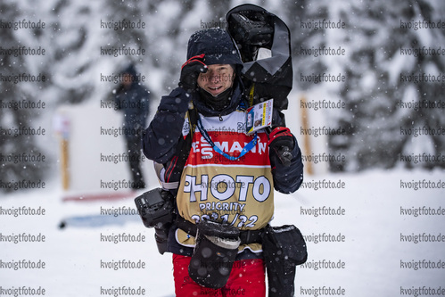 09.12.2021, xkvx, Biathlon IBU World Cup Hochfilzen, Training Women and Men, v.l. Evgeny Tumashov  / 