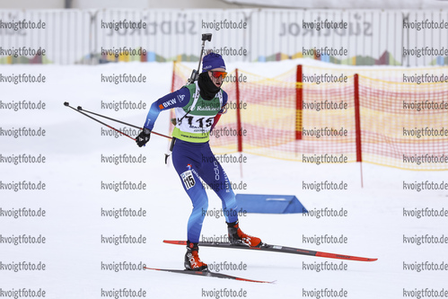 10.12.2021, xmcx, Biathlon IBU Junior Cup Martell, Individual Men, v.l. Jan Roth (Switzerland)  / 