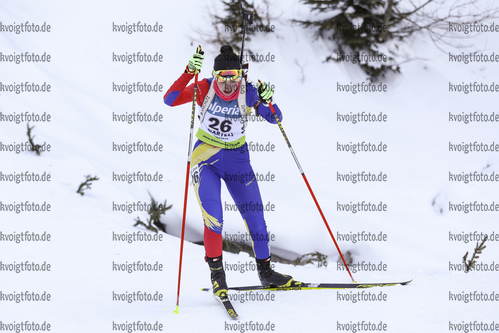 10.12.2021, xmcx, Biathlon IBU Junior Cup Martell, Individual Women, v.l. Dorina Puscariu (Romania)  / 