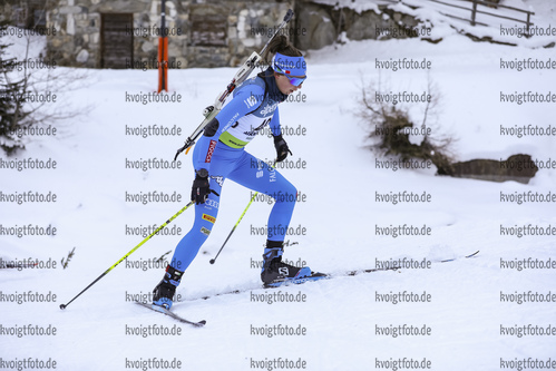 10.12.2021, xmcx, Biathlon IBU Junior Cup Martell, Individual Women, v.l. Sara Scattolo (Italy)  / 