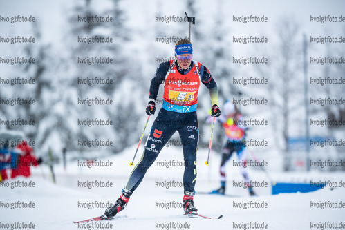 11.12.2021, xkvx, Biathlon IBU World Cup Hochfilzen, Relay Women, v.l. Vanessa Hinz (Germany) in aktion / in action competes