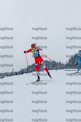 11.12.2021, xljkx, Cross Country FIS World Cup Davos, Women Sprint Final, v.l. Izabela Marcisz (Poland)  / 