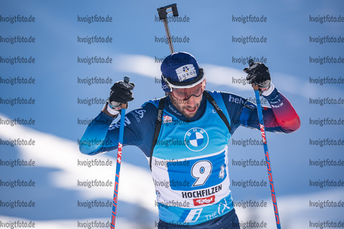 12.12.2021, xkvx, Biathlon IBU World Cup Hochfilzen, Relay Men, v.l. Eligius Tambornino (Switzerland) in aktion / in action competes