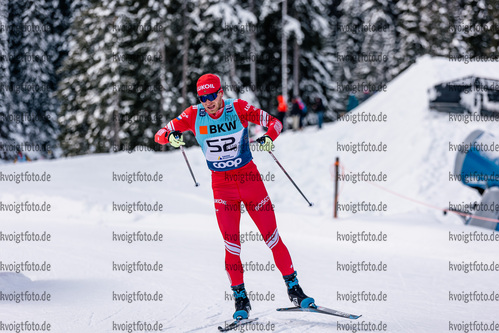 12.12.2021, xljkx, Cross Country FIS World Cup Davos, 15km Men, v.l. Artem Maltsev (Russia)  / 