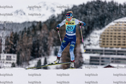 12.12.2021, xljkx, Cross Country FIS World Cup Davos, 10km Women, v.l. Riitta-Liisa Roponen (Finland)  / 