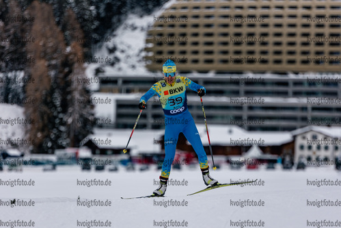 12.12.2021, xljkx, Cross Country FIS World Cup Davos, 10km Women, v.l. Maryna Antsybor (Ukraine)  / 