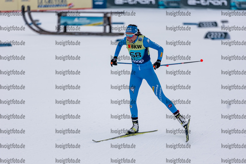 12.12.2021, xljkx, Cross Country FIS World Cup Davos, 10km Women, v.l. Caterina Ganz (Italy)  / 