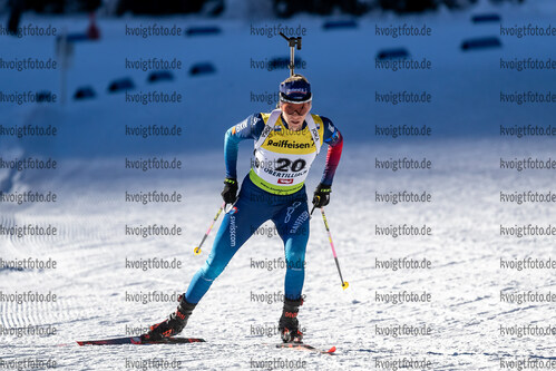 16.12.2021, xlukx, Biathlon IBU Cup Obertilliach, Individual Women, v.l. Elisa Gasparin (Switzerland)  / 