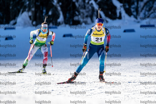 16.12.2021, xlukx, Biathlon IBU Cup Obertilliach, Individual Women, v.l. Lea Meier (Switzerland)  / 