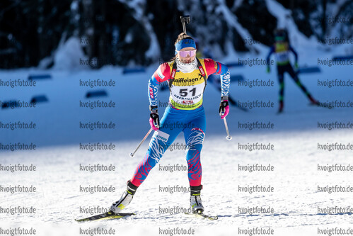 16.12.2021, xlukx, Biathlon IBU Cup Obertilliach, Individual Women, v.l. Natalia Gerbulova (Russia)  / 