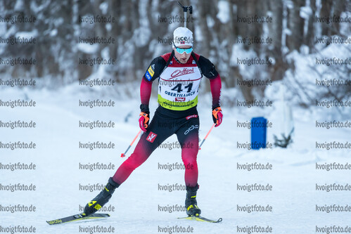 16.12.2021, xlukx, Biathlon IBU Cup Obertilliach, Individual Men, v.l. Sverre Dahlen Aspenes (Norway)  / 