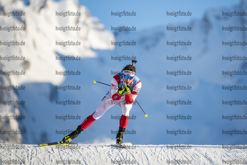 17.12.2021, xkvx, Biathlon IBU World Cup Le Grand Bornand, Sprint Men, v.l. Wojciech Skorusa (Poland) in aktion / in action competes