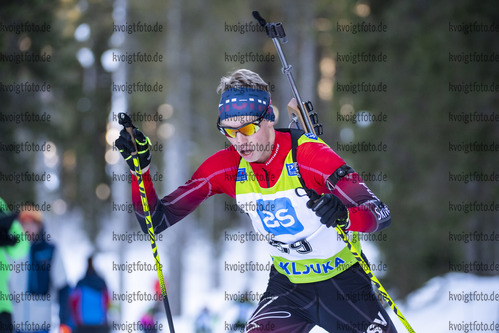 18.12.2021, xsoex, Biathlon Alpencup Pokljuka, Sprint Men, v.l. Paul Ritter (Austria)  / 