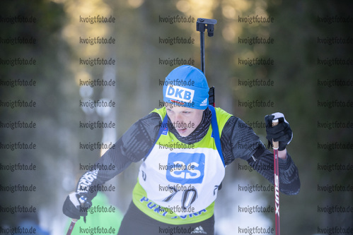18.12.2021, xsoex, Biathlon Alpencup Pokljuka, Sprint Men, v.l. Til Zimmermann (Germany)  / 