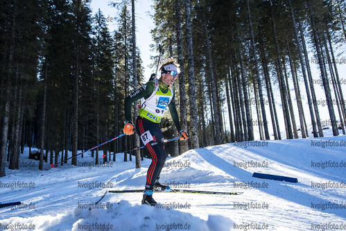 18.12.2021, xsoex, Biathlon Alpencup Pokljuka, Sprint Men, v.l. Fabian Gehmeier (Germany)  / 