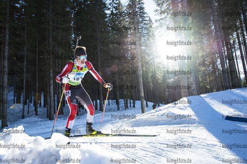 18.12.2021, xsoex, Biathlon Alpencup Pokljuka, Sprint Men, v.l. Hannes Goesweiner (Austria)  / 