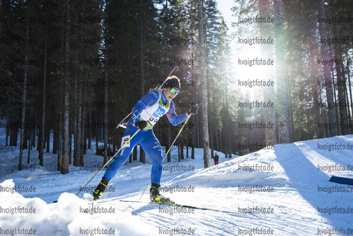 18.12.2021, xsoex, Biathlon Alpencup Pokljuka, Sprint Men, v.l. Tom Richter (Germany)  / 