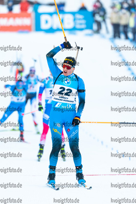 19.12.2021, xkvx, Biathlon IBU World Cup Le Grand Bornand, Mass Start Women, v.l. Julia Simon (France) nach dem Wettkampf / after the competition
