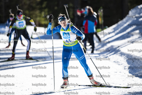 19.12.2021, xsoex, Biathlon Alpencup Pokljuka, Sprint Women, v.l. Hermine Kirmse (Germany)  / 